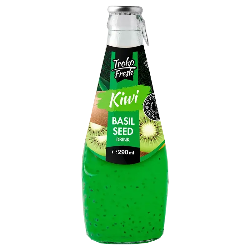 TROKOFRESH BASIL SEED DRINK - KIWI 290ml