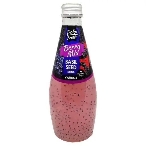 TROKOFRESH BASIL SEED DRINK - BERRY MIX 290ml